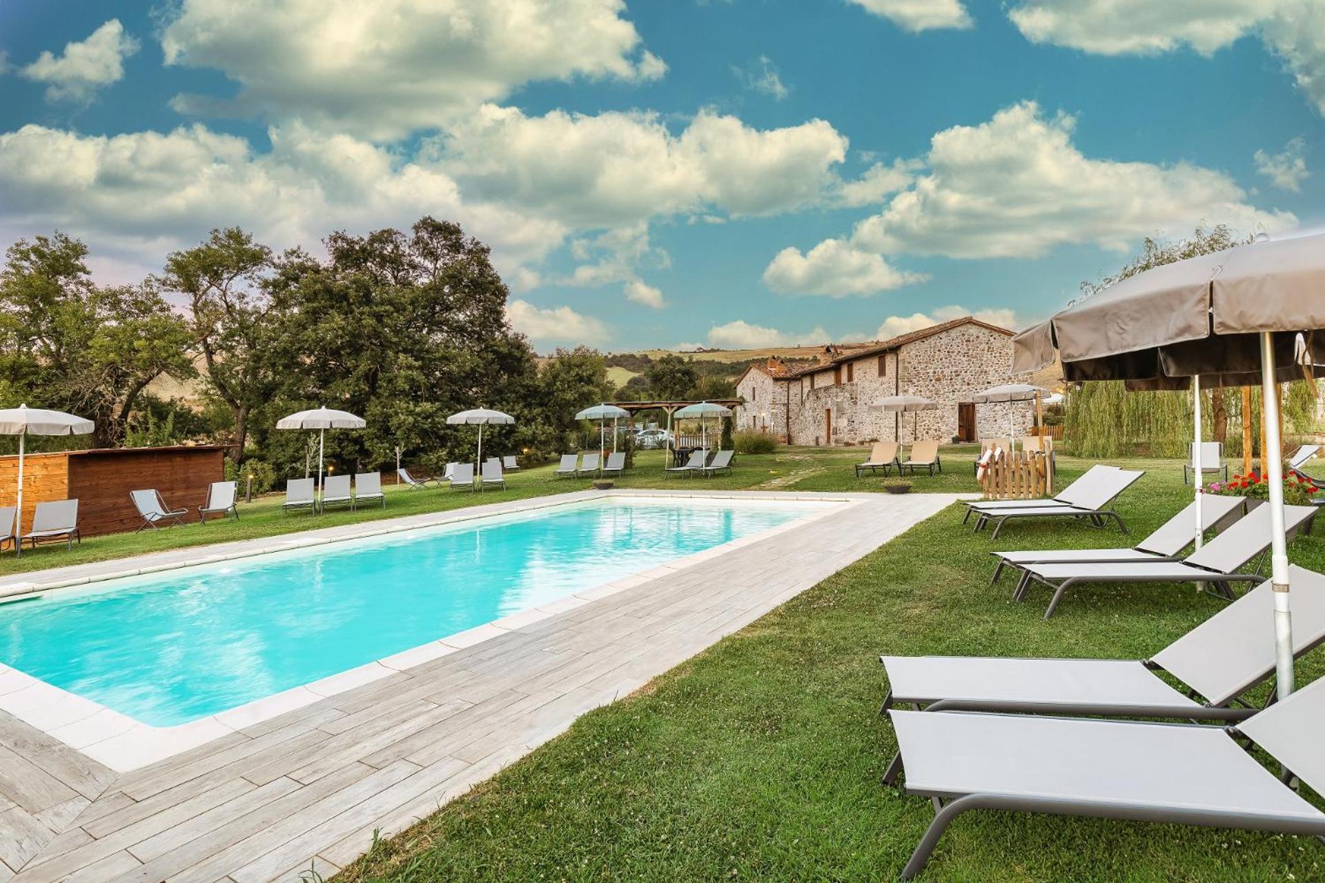 Agriturismo Podere San Giorgio Радикофани Экстерьер фото